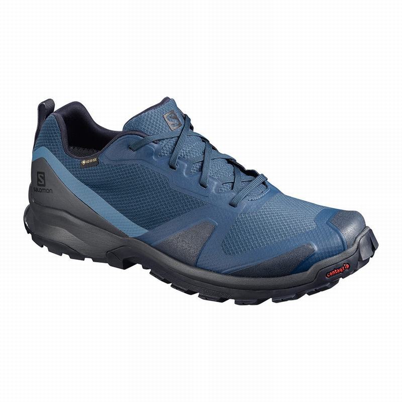 Salomon XA COLLIDER GTX Zapatillas Trail Running Hombre - Azul Marino / Negras - Colombia (04657-QNW